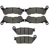 Cyleto Motorcycle Front or Rear Brake Pads for Honda NSA700 DN01 08-11 CTX1300 14-16 SWT 400 FJS400 09-16 SWT FJS 600 2011-2016