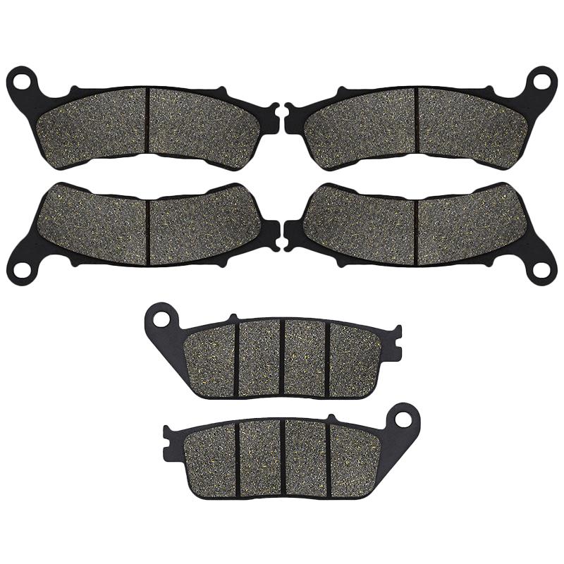 Cyleto Motorcycle Front or Rear Brake Pads for Honda NSA700 DN01 08-11 CTX1300 14-16 SWT 400 FJS400 09-16 SWT FJS 600 2011-2016