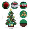 For Kids DIY Montessori Wall Felt Christmas Tree for Children Baby Toys Toddlers Busy Board Xmas Tree Ornament Decorations