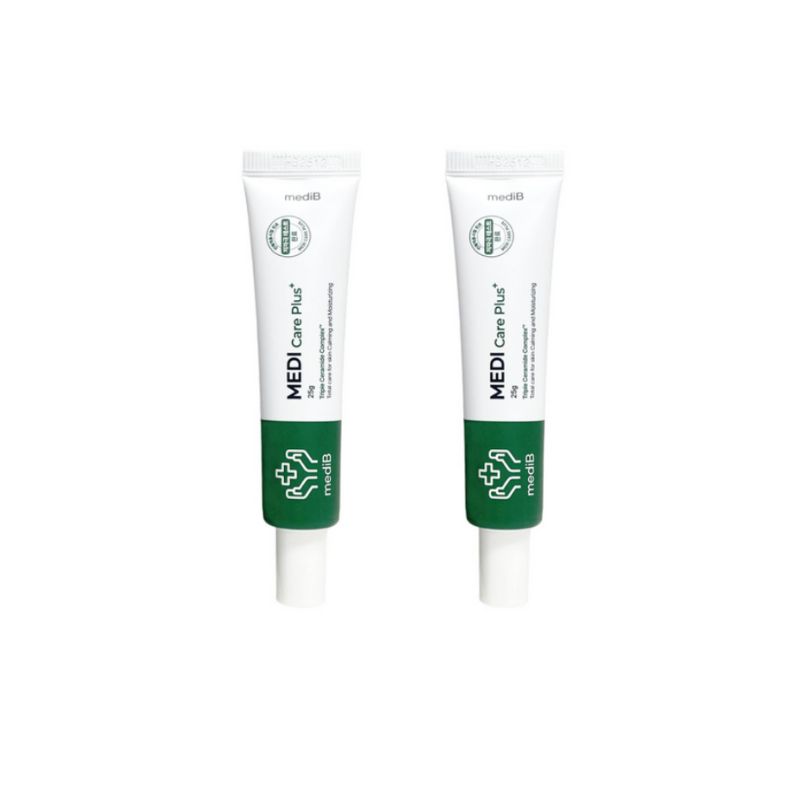 mediB MEDI Care Plus Cream 25ml 2pcs Set Daily pH 5.5 Weak Acid Intense Moisture Barrier Skin Calming Repair Duo