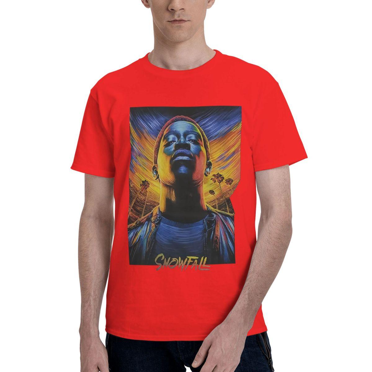 Franklin Snowfall Season 3 Colorful 100 Cotton Casual Breathable Confortable Tops Funny Mens TShirts Mens Wear S