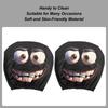 Halloween Headrest Covers For Cars 1 Pair Stretch Car Headrest Protector Elastic Breathable Head Rest Covers Decoration