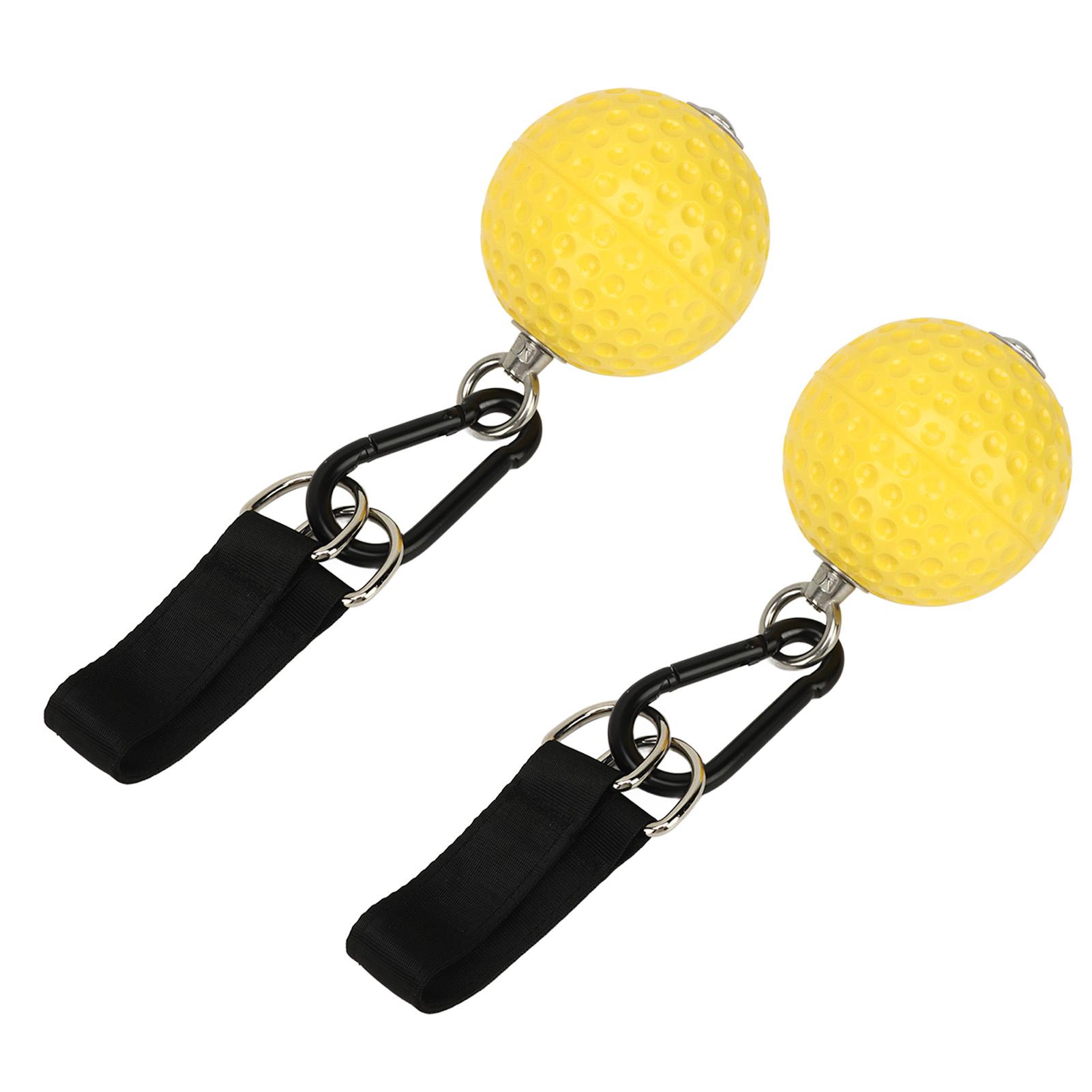 

Pull Up Ball Grip Prevent Slip Multi Functional Climbing Ball Handles with Straps for Strength Training Fitness