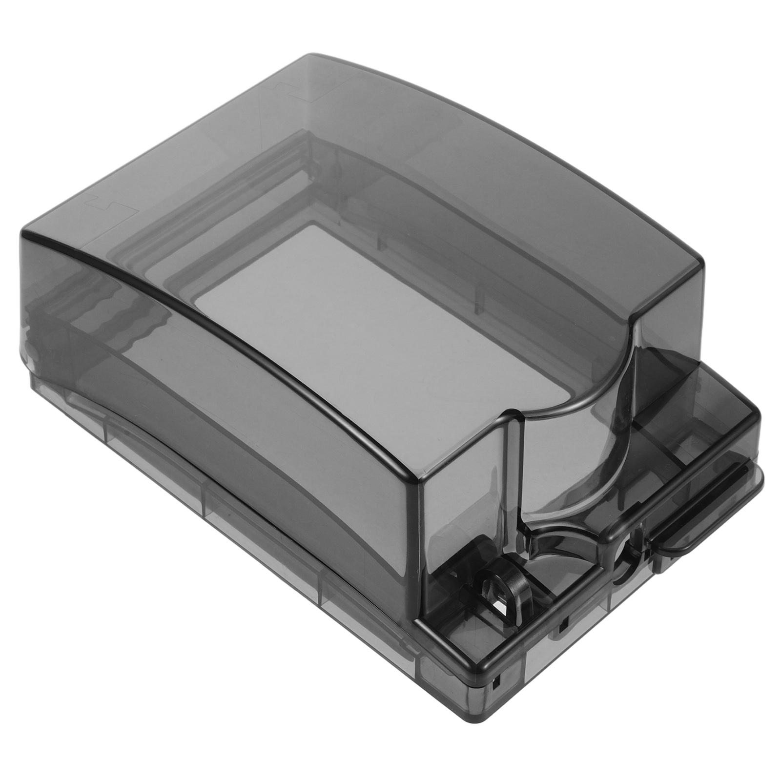 

Waterproof Socket Cover PP Material Splashproof Bathroom Kitchen Wall Outlet Protector Easy Install Home Improvement чёрный