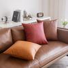 New Lychee Leather Pillowcase Texture Multi-color Light Luxury Imitation Leather Waterproof Living Room Sofa Pillowcase Waist Pillow Cushion