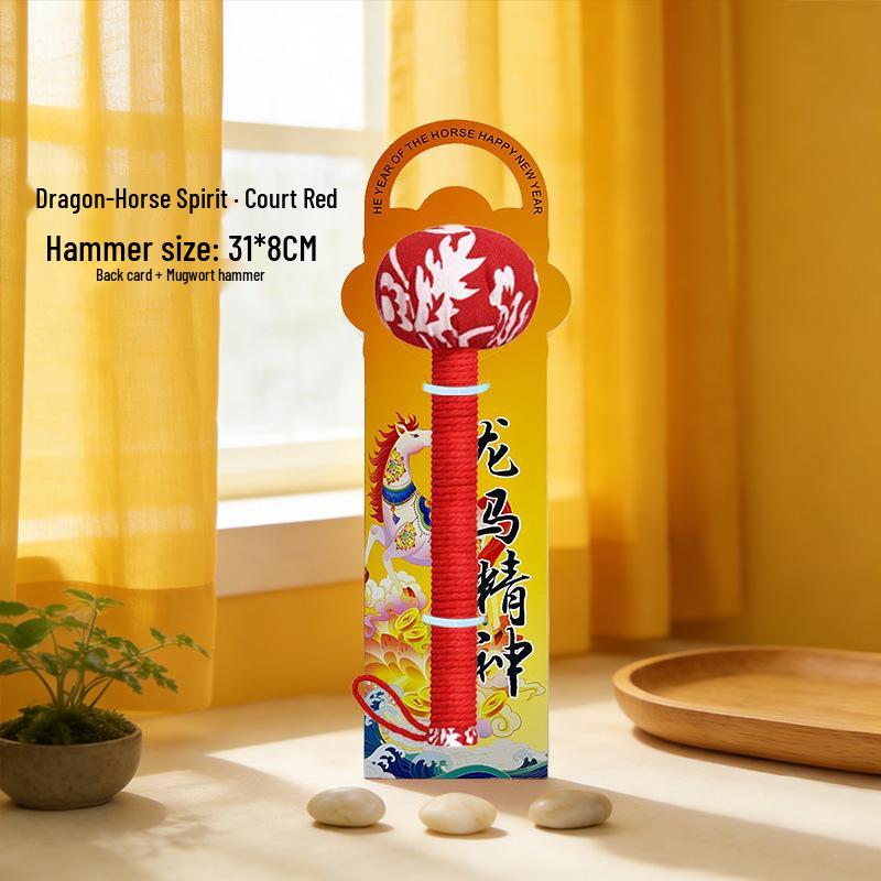 Mugwort Meridian Massage Hammer: Handcrafted Wellness Tool, Ideal New Year’s Gift