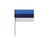 Estonian Flag Toothpicks - 10 Cm - 100 Pieces - Adhesive Plastic - Bamboo Stick -