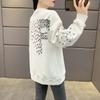Pullover Sweatshirt 2025 Neues bedrucktes Jackendesign Kreatives Frühling Herbst Locker Lässiges Oberteil