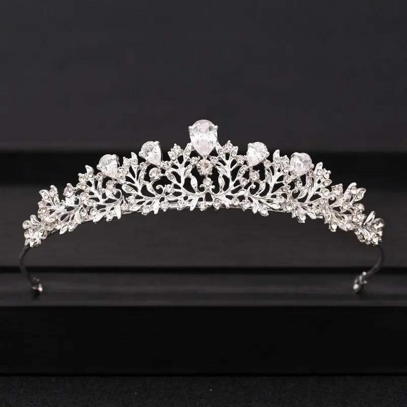Wedding Crown Hair Jewelry Bridal Hair Accessories Women Baroque Crown Rhinestones Crystal Tiaras Bride Queen Party Crowns Gift