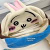 1 Piece Usagi Hachiware Plush Office School Stationery Pen Bag Chiikawa Double-Sided Pencil Case Cosmetic Bag Students Gifts