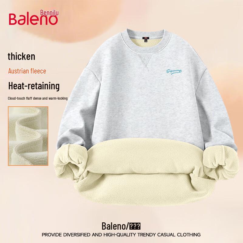 Baleno Men s Winter Fleece Crewneck Sweatshirt XL