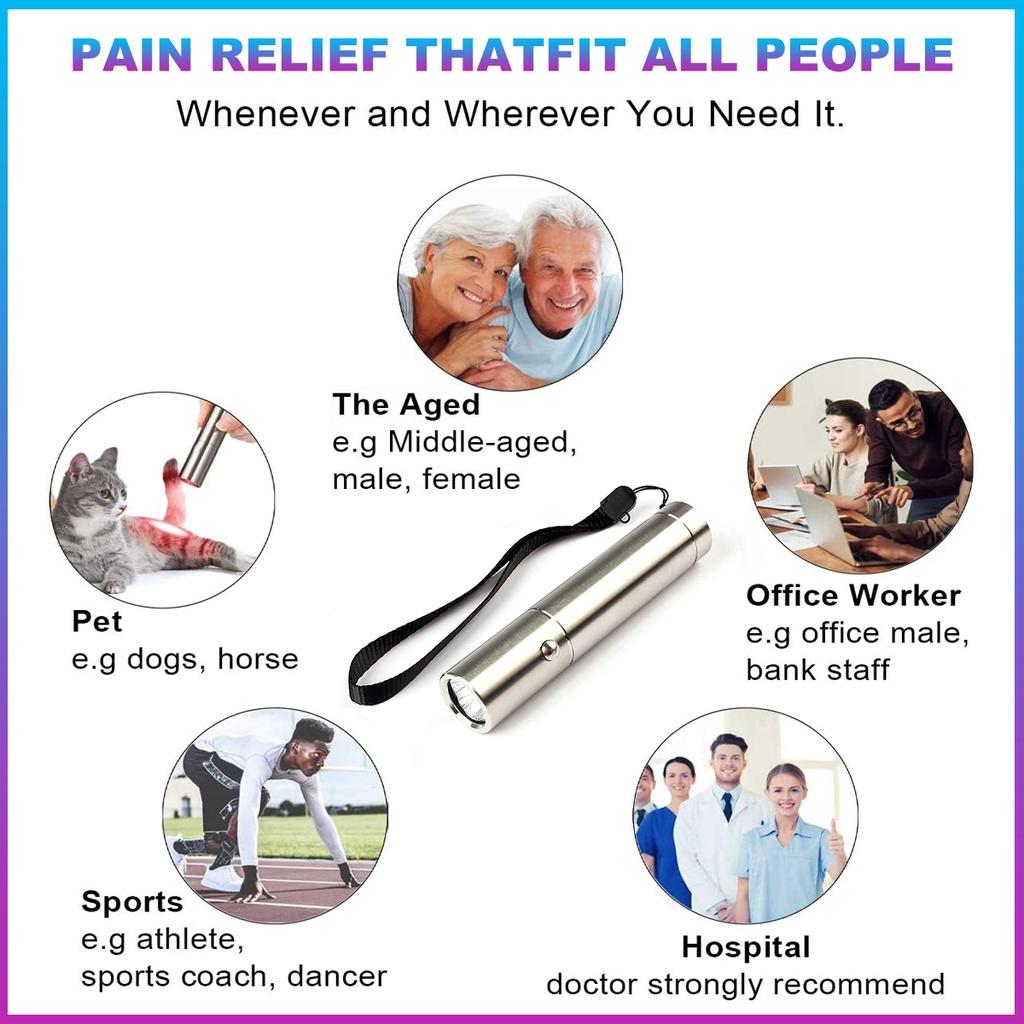 9W Portable Red Light Therapy LED Therapy Pen Infrared Soft Scar Wrinkle Removal Treatment Acne Laser Pen