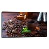 GLASS PROTECTIVE PLATE FOR STOVE 80x52 COFFEE