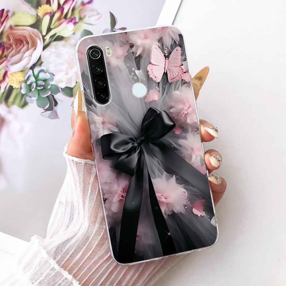 Pour Xiaomi Redmi Note 8 Note8 T Coque Nouvelle Housse Peinte de Luxe Coque de Téléphone Souple Fine Pour Xiaomi Redmi Note 8 Pro Note8 2021 Fundas