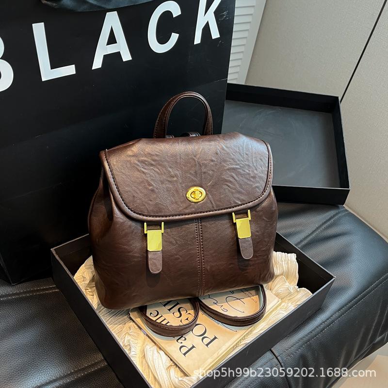 

Сумка через плечо Рюкзак в стиле колледж женский осенний новый высококлассный с ретро-чувством портативный маленький рюкзак