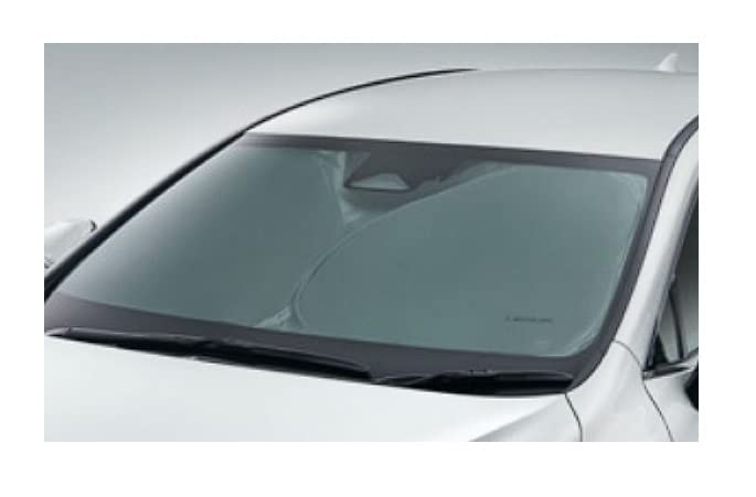 Genuine Lexus dealer option front sunshade for current NX models November 2021 with dedicated storage Includes sunshade for NX350 and (AAZA2#, AAZH2#, чёрный