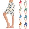 Dame Afslappet Moderigtige Behagelige Pyjamasbukser Printede Snoretræk Shorts