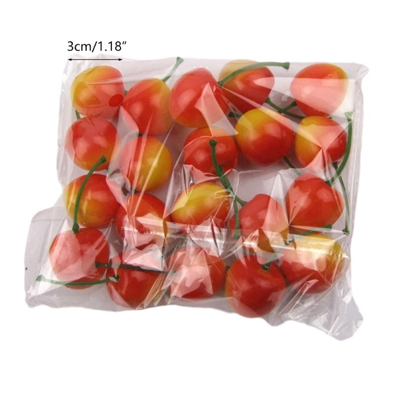 20pcs Artificial Foam Fruit Simulation Lemon Strawberry Wedding Decoration Kitchen Food Photography Props Kindergarten