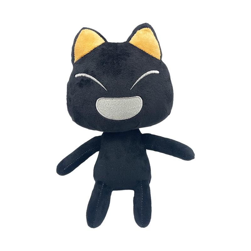 Плюшевая игрушка кошка Торо Иноуэ Очаровательное выражение Мягкая и приятная на ощупь 28 см в высоту