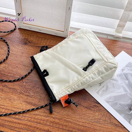 Crossbody Bag With Wide Shoulder Strap Trendy Versatile Storage Solution Pouch For Students