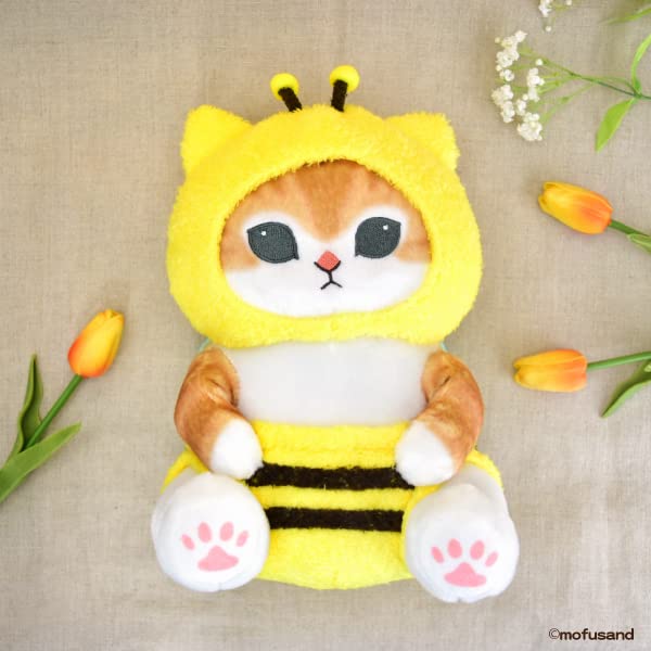 Mofusand Honeybee Nyan Big Plush 1 Type Toy, Juno, Approx. 30cm,