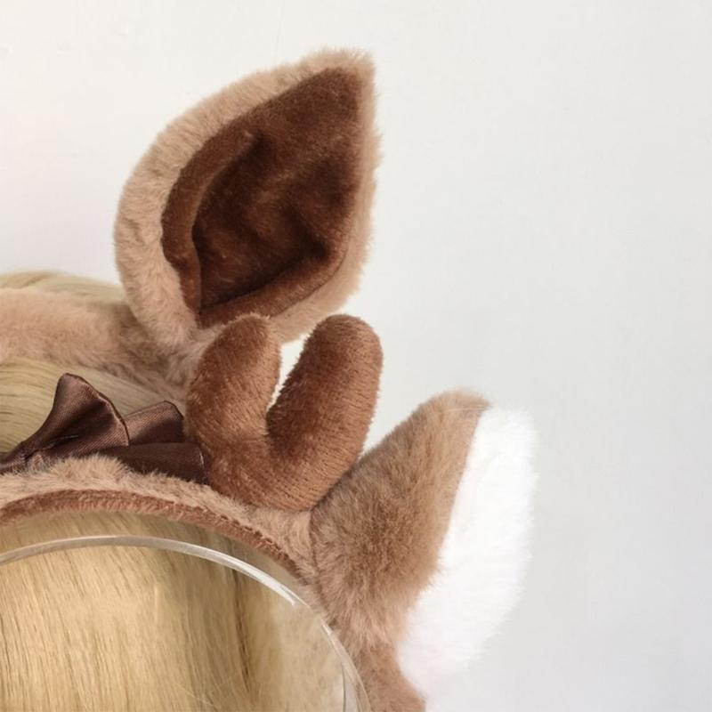 Animal Ear Hairband Party Headband Cosplay Costume Comic Shows Plush Headband Masked Ball Hairpiece Clothing Accessories
