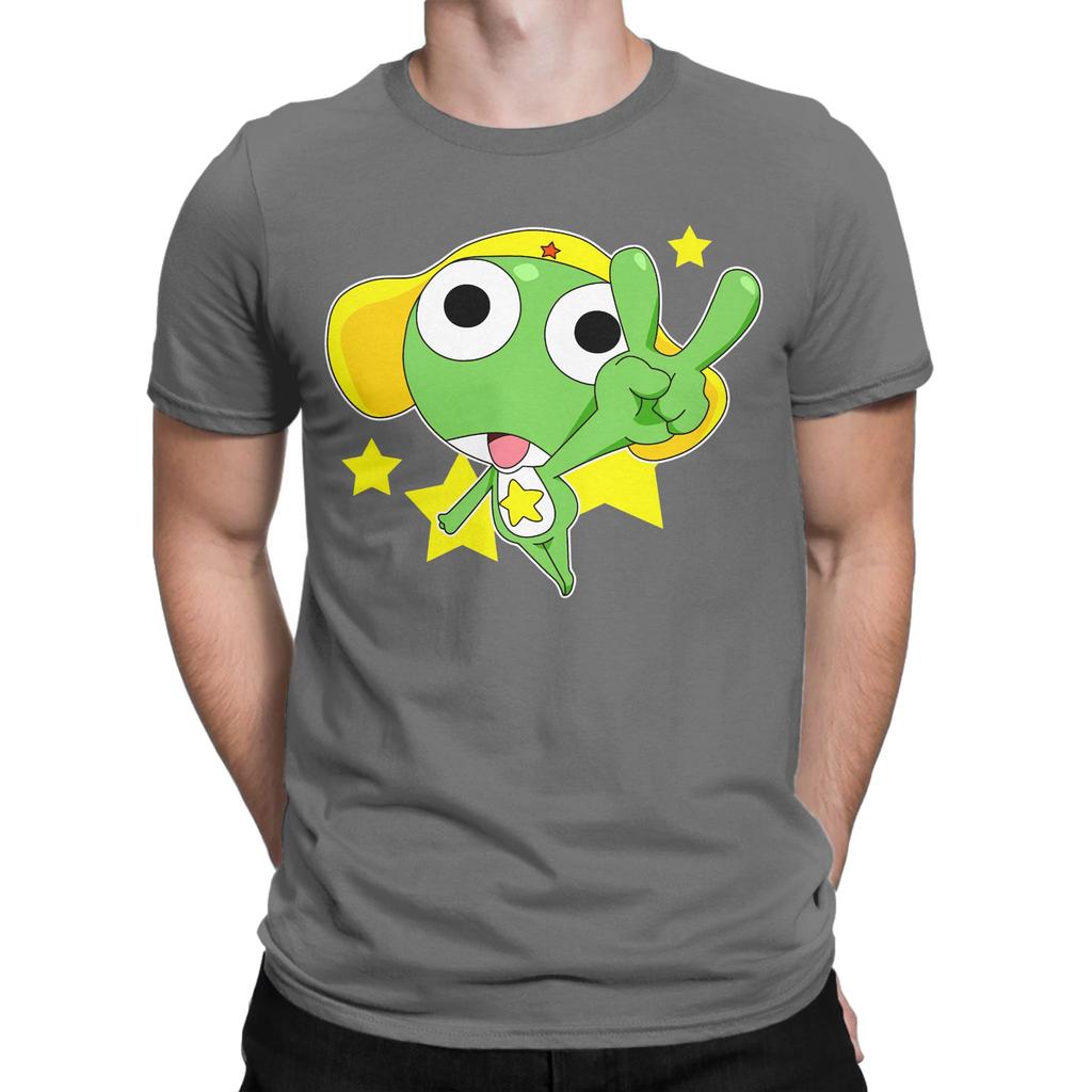 Cute Sgt Frog Keroro Comedy Anime T Shirt Men Women 100 Cotton TShirts Round Neck  Tees Short Sleeve Clothing Gift Idea