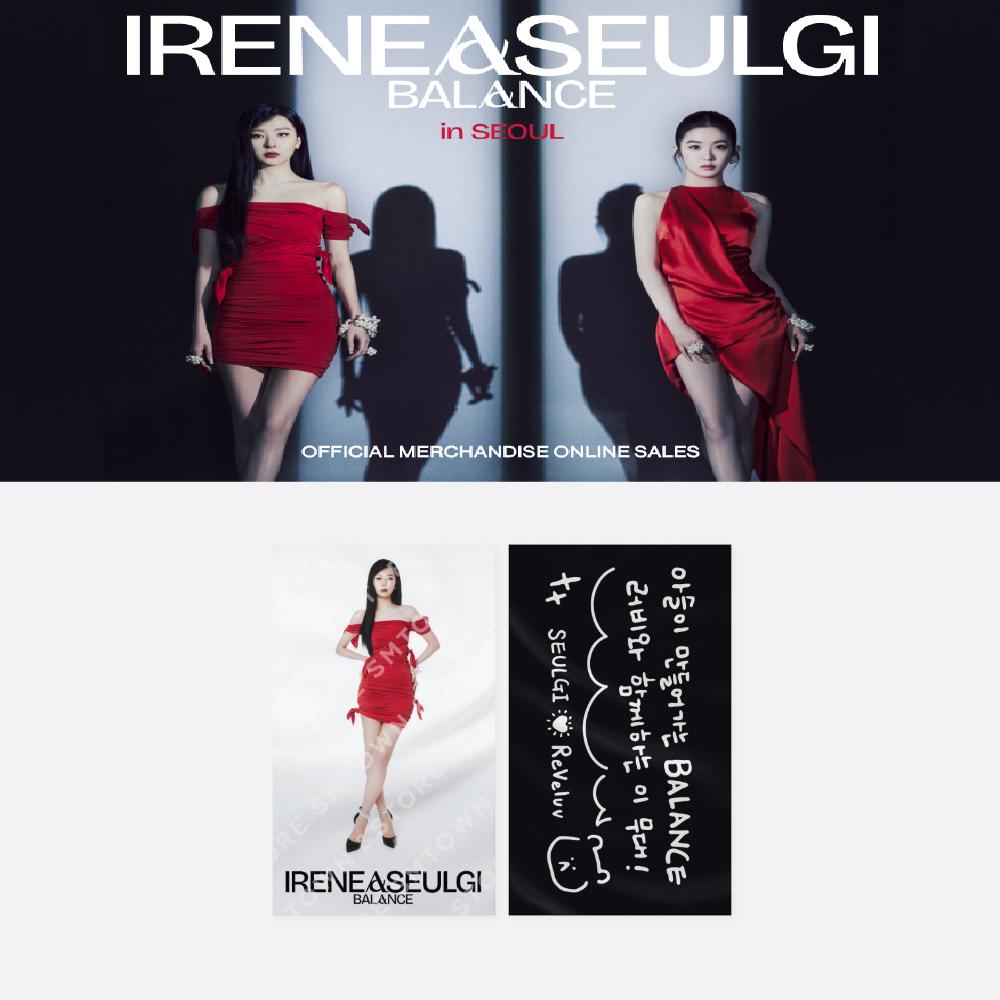 Pre-order 2025 IRENE & SEULGI Concert Tour BALANCE Slogan