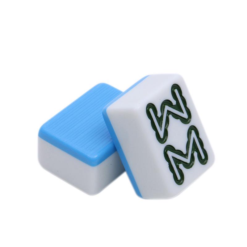 Large & Medium Hand-Rubbed Bamboo Mahjong Tiles for Home & Dorm Use