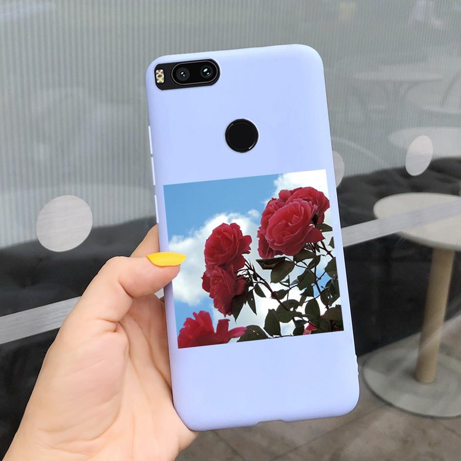 For Xiaomi Mi A1 5X Case New Butterfly Sunflower Patterns Soft Protector Bumper Cover For Xiomi Mi A1 MiA1 Mi5X Phone Cases 5.5"