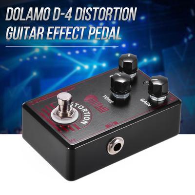 Dolamo D-4 Yüksek Kazançlı Distorsiyon Gitar Efekt Pedalı Gerçek İngiliz Tarzı Efekt Pedalı True ile