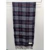 Used BURBERRYS Check Cashmere Scarf NVY