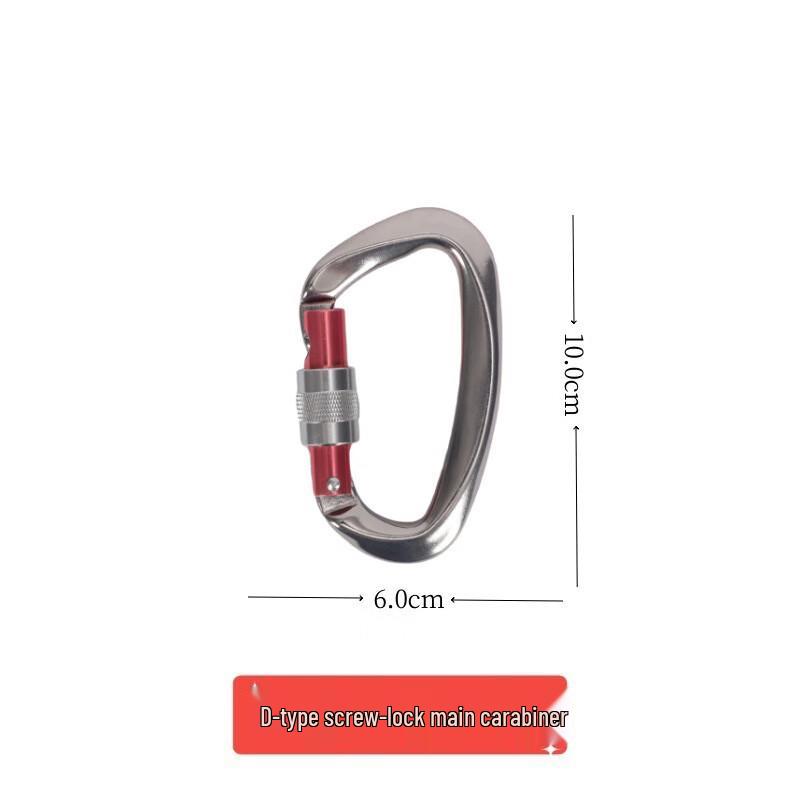 Outdoor Safety D-Ring Carabiner 6*10cm