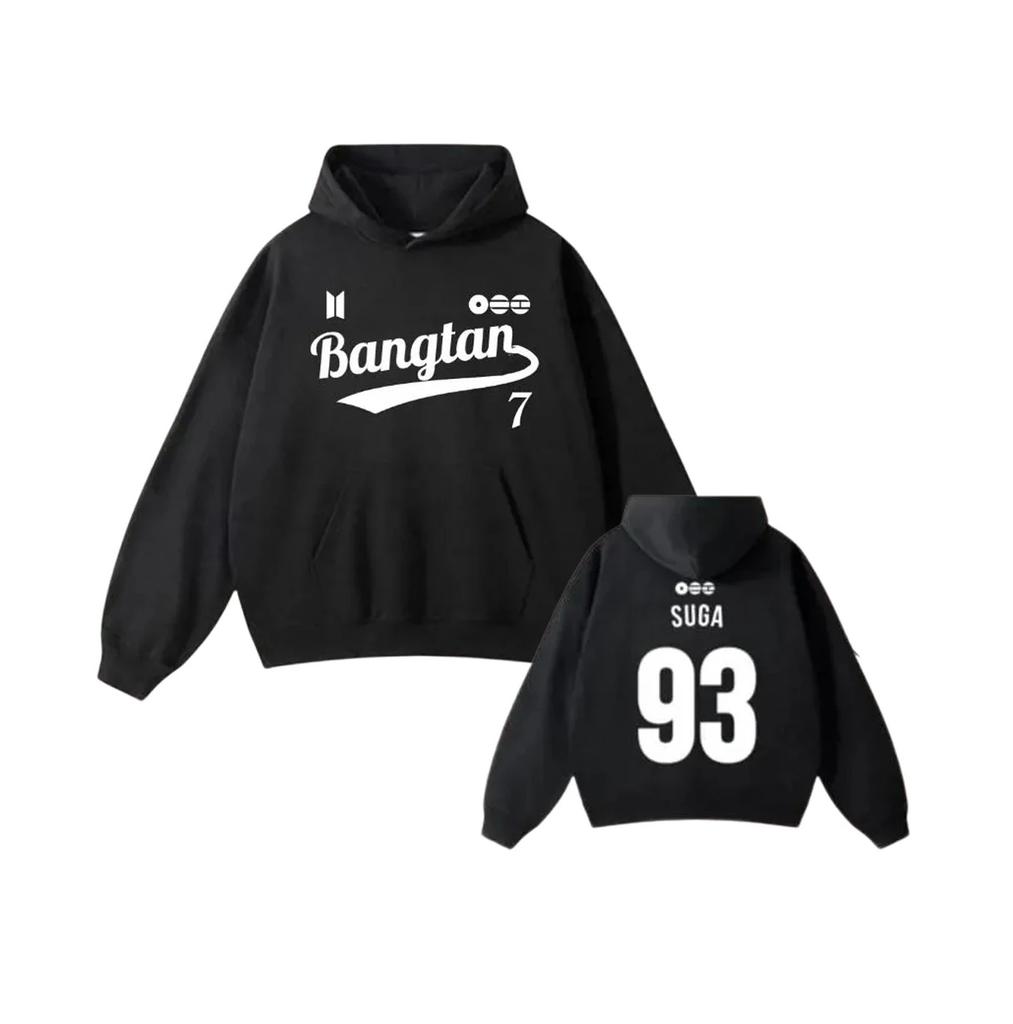 BTS Bangtan 2026 Comeback Hoodie Kpop Idol Member Name Number Sweatshirt Men Women Casual Streetwear Pullover Hooded Tops