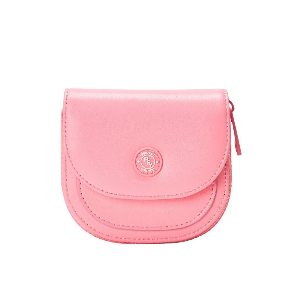 

Solid Color PU Leather Coin Bag Lipstick Earphone Pouch Mini Storage Bag Streetwear