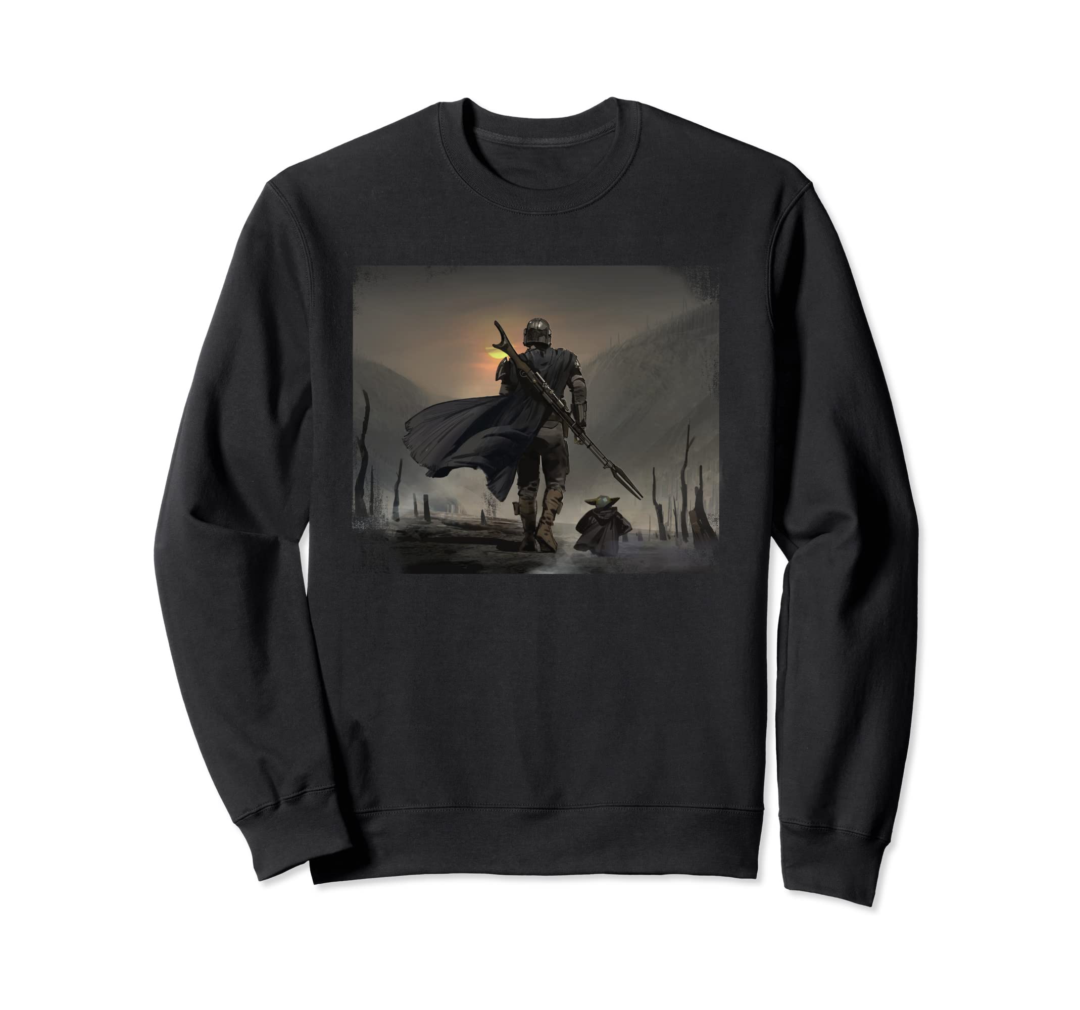 Star Wars Mandalorian Mando and Childwalk Sweatshirt 6640₽