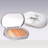 QXQY Natural Fit Tri-Color Concealer Stereoscopic Concealer Dark Circles Brighten Tear Troughs Salmon Color
