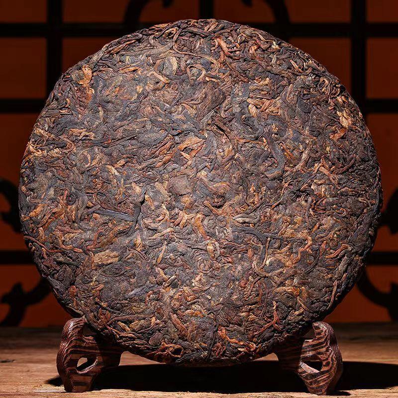 357g Iceland Ripe Puerh Tea Cake Yunnan Bingdao Old Pu-erh Cooked Tea Pu'er Tea