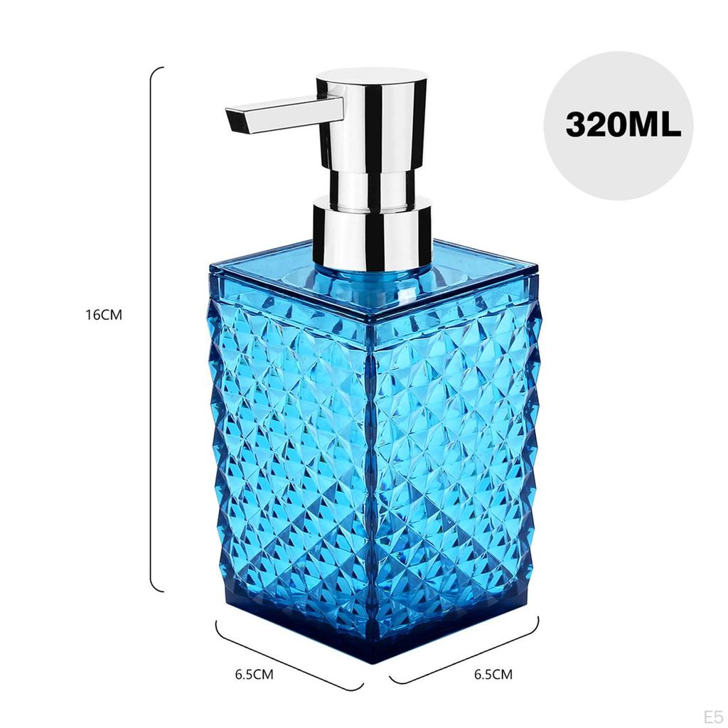Clear Liquid Dispenser Bottle for Kitchen and Bathroom Use