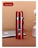 304 Stainless Steel Bullet Thermos 500ml with Lanyard, Insulated Engraved Water Cup for Business or Office Gift