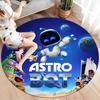 ASTRO BOT Custom Name Round Area Rug,Carpet Rug for Living Room Bedroom Sofa Playroom Decor,Non-slip Floor Mat