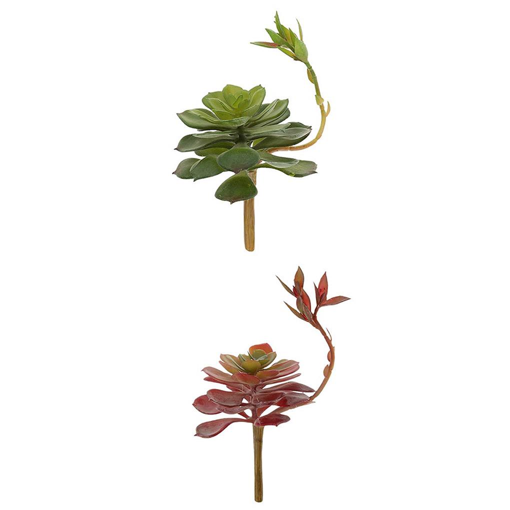 Simulation Succulent Plant Plastic Flowers Decoration 3D Potted Bonsai Ornaments