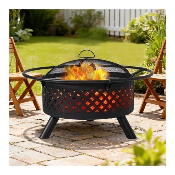 Костер OSJ Стол для костра Очаг Стол-барбекю Якинику BBQ Печь для дома Сада Большой компании Термостойкий Кемпинг