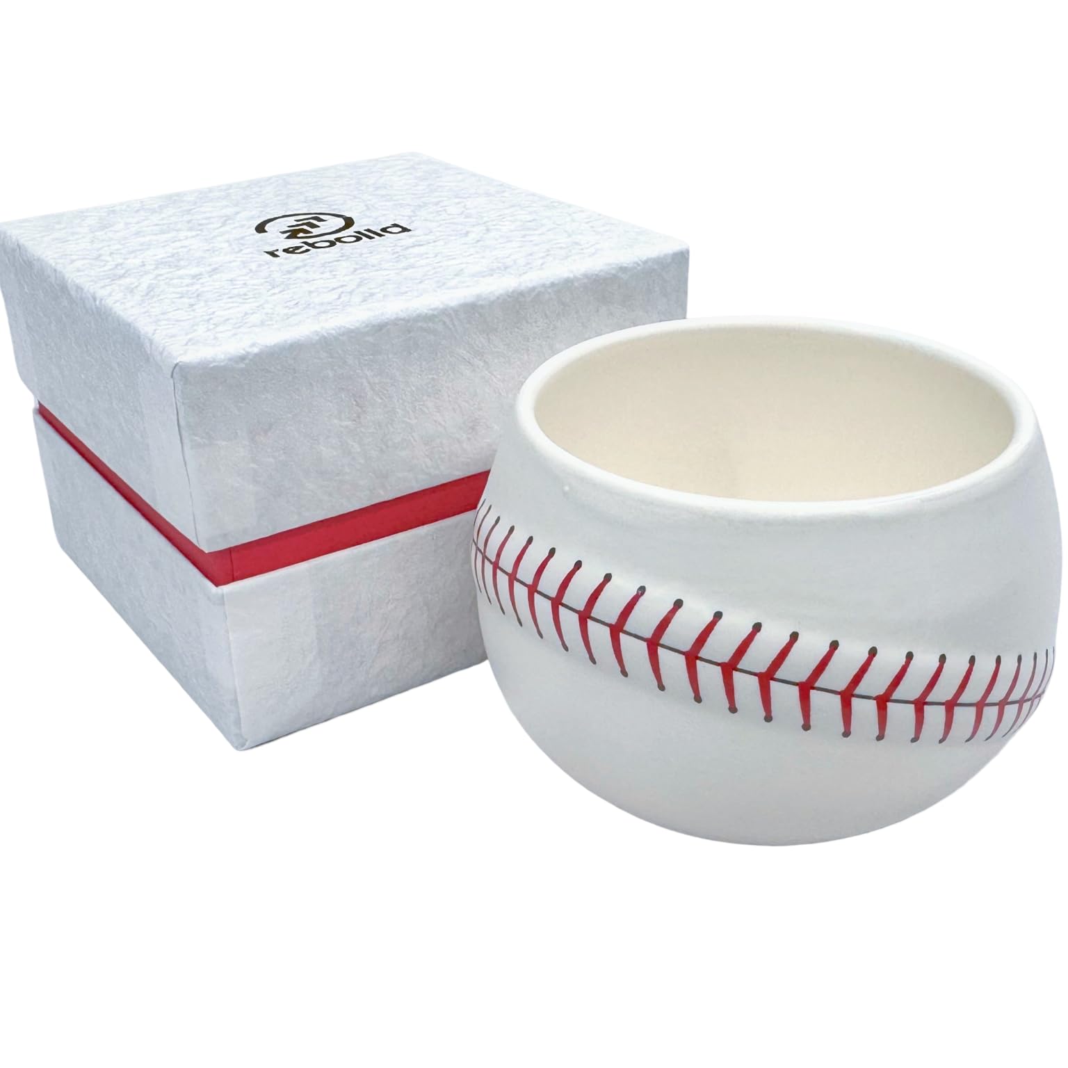 

Baseball Ball Design Hasami Yaki Shochu Glass Tea Cup Baseball Motif Cup 300ml [rebolld] белый
