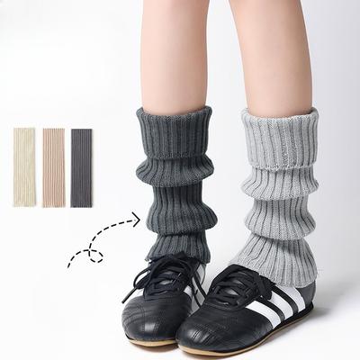Ladies Autumn and Winter Warm New Knitted Calf Pile Pile Sock