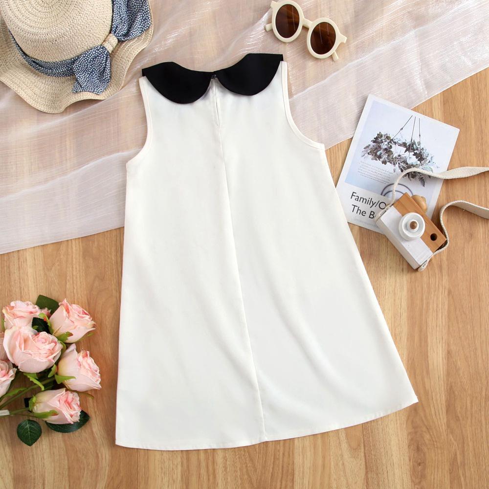 Koreanisches Prinzessinnen-Kragen-Sommerkleid – Stilvolles & Trendiges Mädchen-Trägertop-Kleid