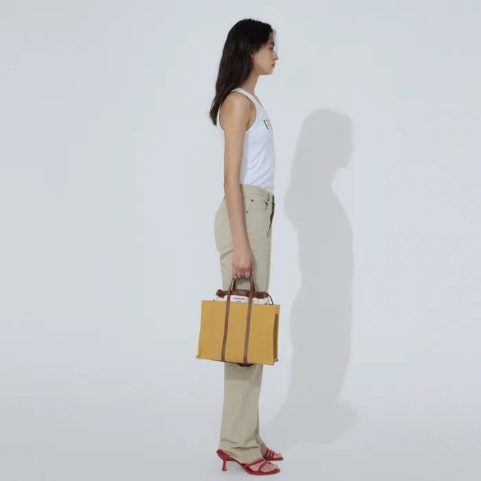 New Vase Medium Bag-mustard