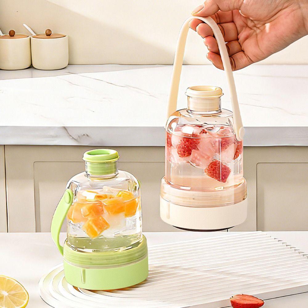 2 in 1 Ice Cube Water Bottle Silicone Ice Cube Molds DIY Ice Cube Kettle  Home