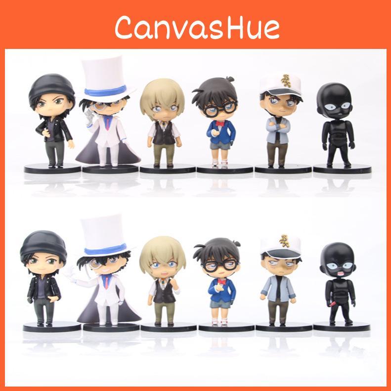 Detective Conan And Kid The Phantom Thief Pvc Models With Assembly For Desk Decor And Gift