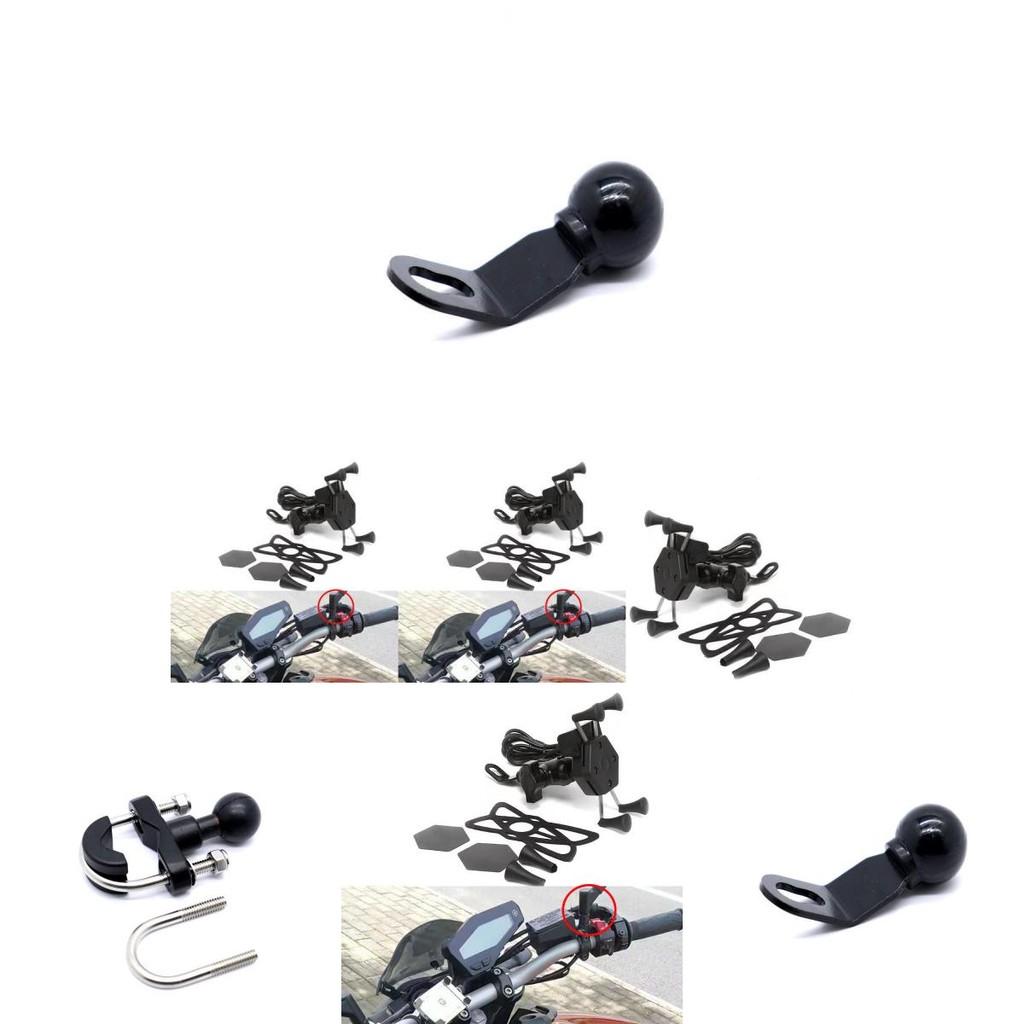 Universelle Motorradhalterung für GPS-Geräte mit USB-Ladeanschluss Kompatibel mit Yellow Dragon 600 Gw250 Cb400